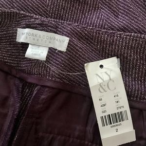 New York & Company Size 2 Bootcut 7th Ave Pant